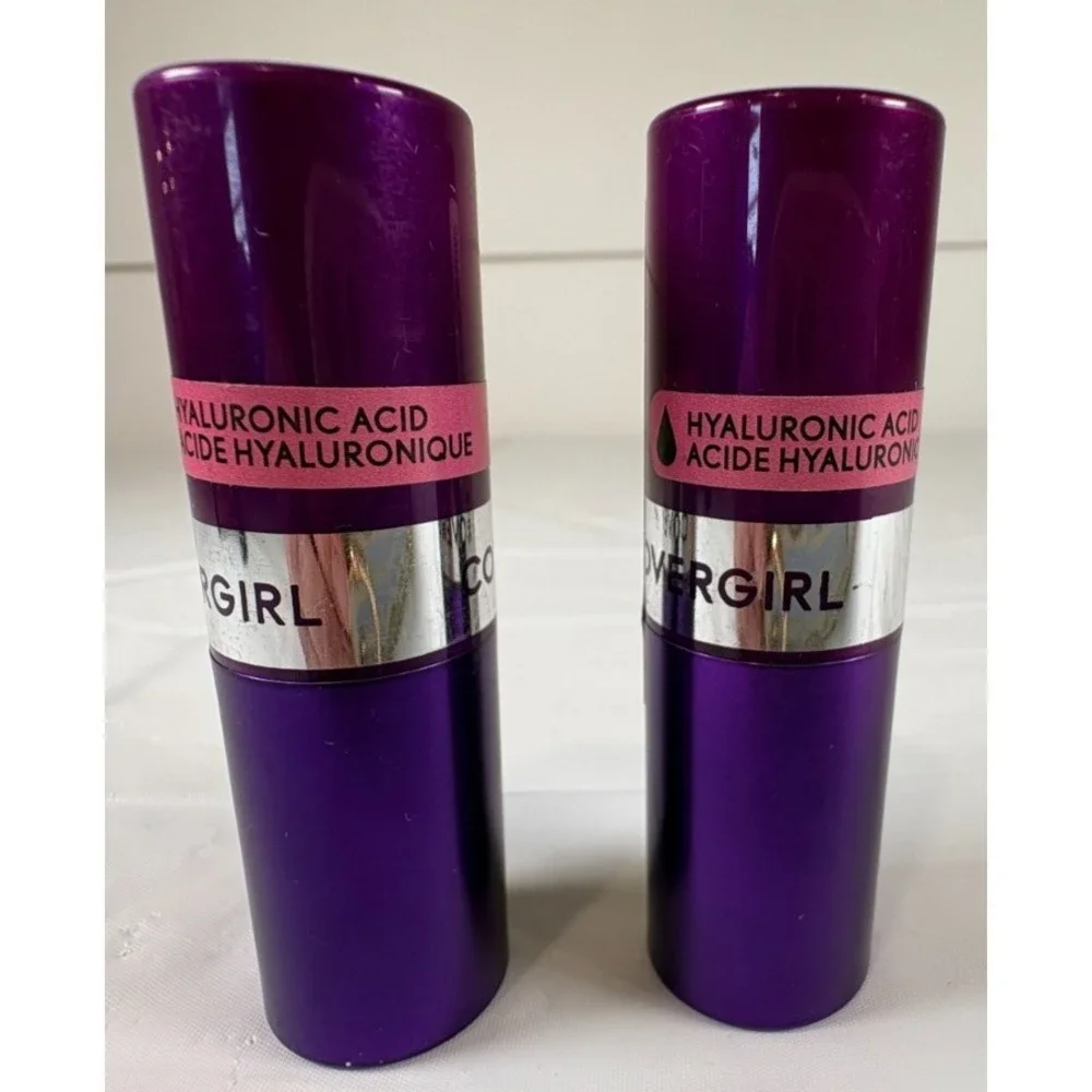 Lot of 2 CoverGirl Moisture Renew Core HyaluronicAcid Lipstick 230 Amazing Petal
